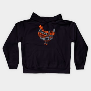 Encouraging Chicken Kids Hoodie